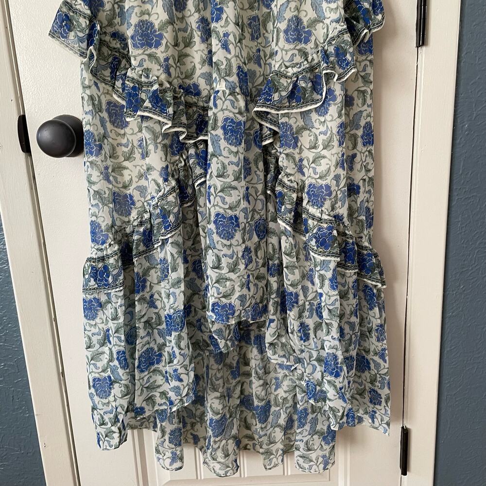 Max Studio Georgette Ruffle Maxi Dress - Picture 4 of 11
